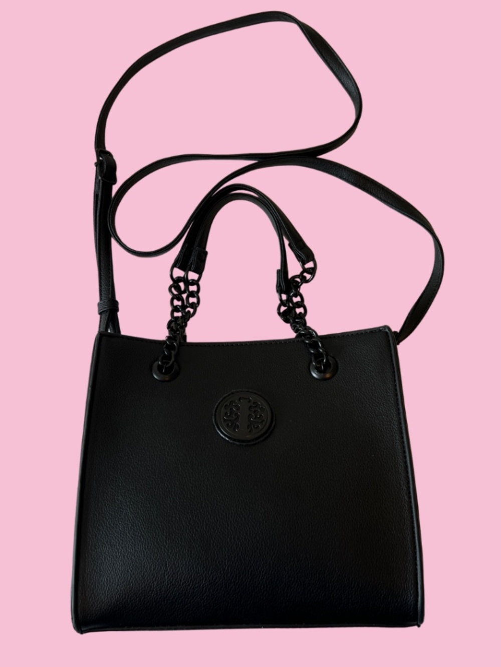 Classy Minimalist Top Handle Bag With Crossbody Strap NWT